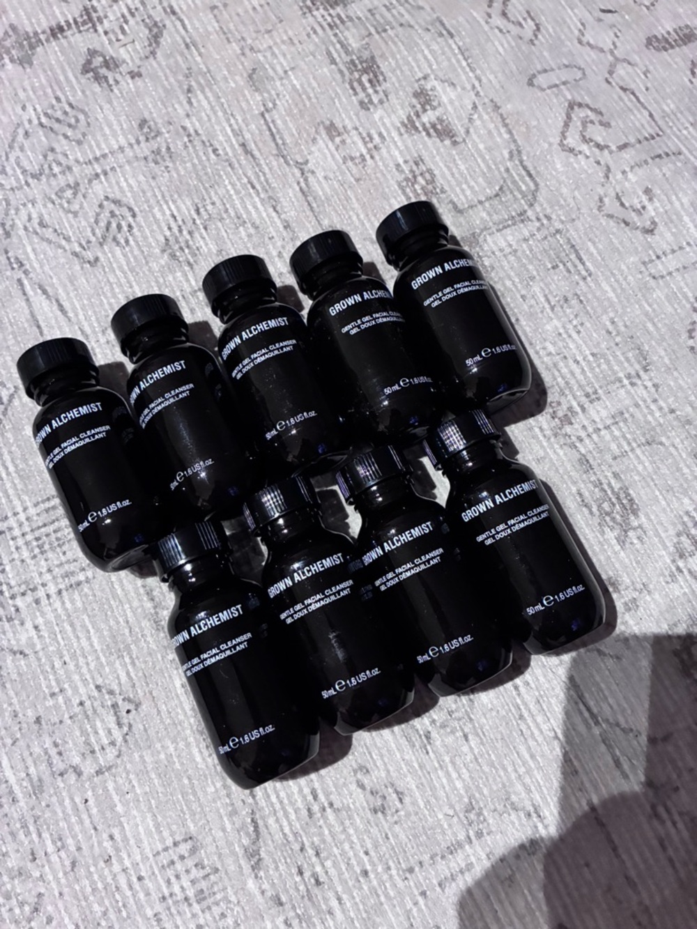 Grown Alchemist Gentle Gel Facial Cleanser 50‎ mL Bundle of 9
